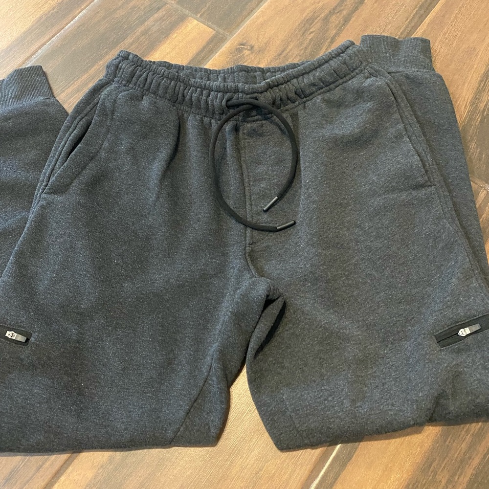 mens grey joggers